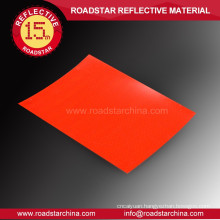 High vis safety reflective sheeting material